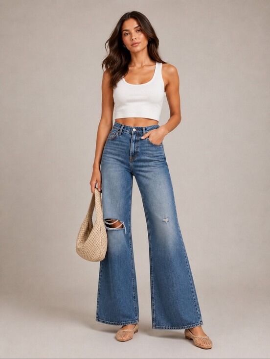 Levi's Denim - Levi's High Loose Flare Jeans Size 26